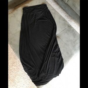 Black maxi skirt